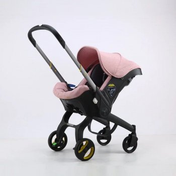 Baby Stroller 3 in 1 With Car Seat - High Landscope Folding Baby Carriage Prams