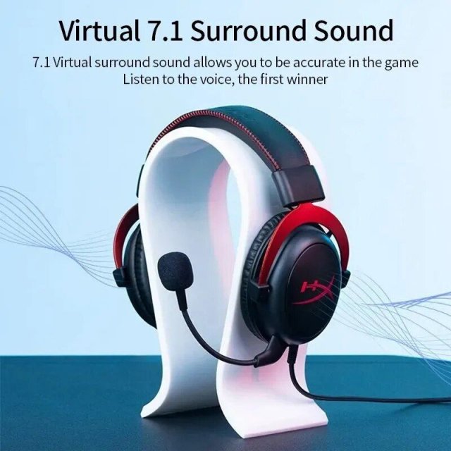 Wired Gaming Headset with HiFi 7.1 Surround Sound & Noise-Cancellation for PC & PS4