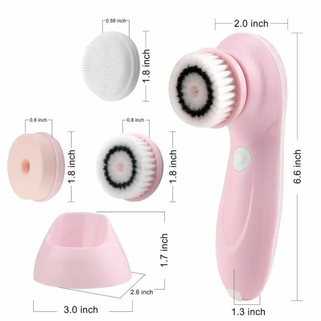 5-in-1 Electric Facial Cleansing & Massage Tool: Deep Pore Cleaning and Rejuvenation - Image 3