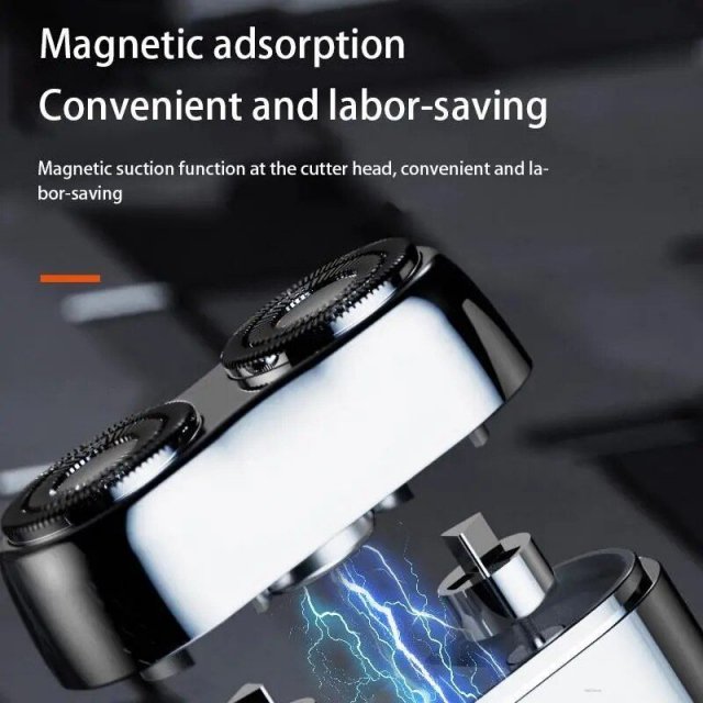 Portable Double Head Electric Shaver with IPX7 Waterproof & Fast Charging - Image 4