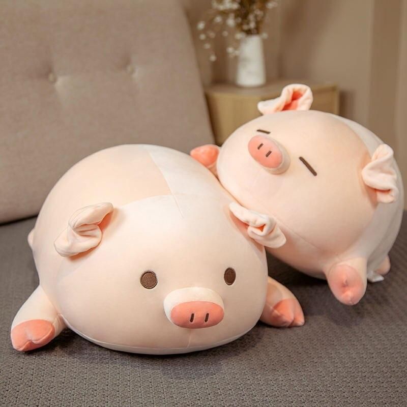 40~80cm Squishy BOBO Pig Doll Plush Toy - Pink Piggy Plushie 