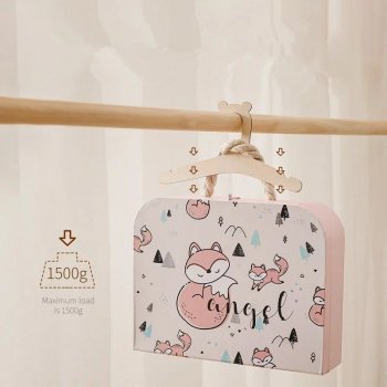 Wooden Baby Clothes Hangers: Creative Room Decor & Children’s Organizer