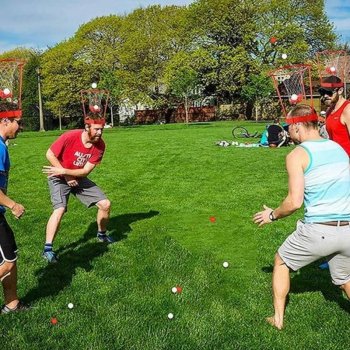 Head Hoop Basketball Catch Game - Indoor & Outdoor Fun with 20 Balls