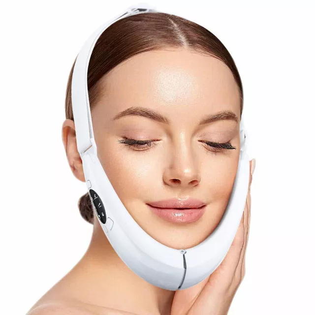 V-Line Face Lifting and Slimming Vibrating Massager with LED Display