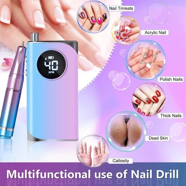35000/40000RPM Electric Nail Drill Machine - Image 2