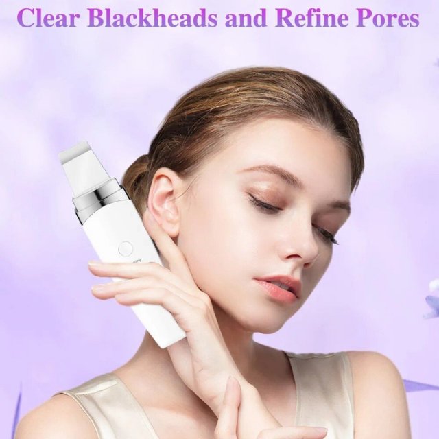 Ultrasonic Facial Scrubber: Deep Cleansing & Rejuvenation Spatula - Image 7