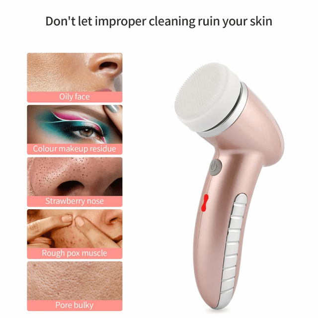4-IN-1 Electric Facial Massage & Deep Pore Cleaner - Image 4