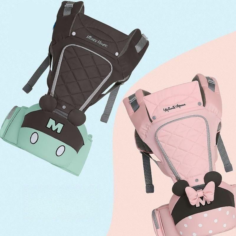 Ergonomic Newborn Hipseat Baby Carrier with Breathable Backpack Design 