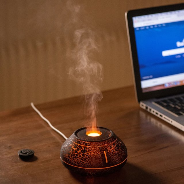 Multifunctional Lava Flame Ultrasonic Humidifier and Aroma Diffuser - Image 5