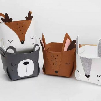 Cute Cartoon Animal DIY Storage Box