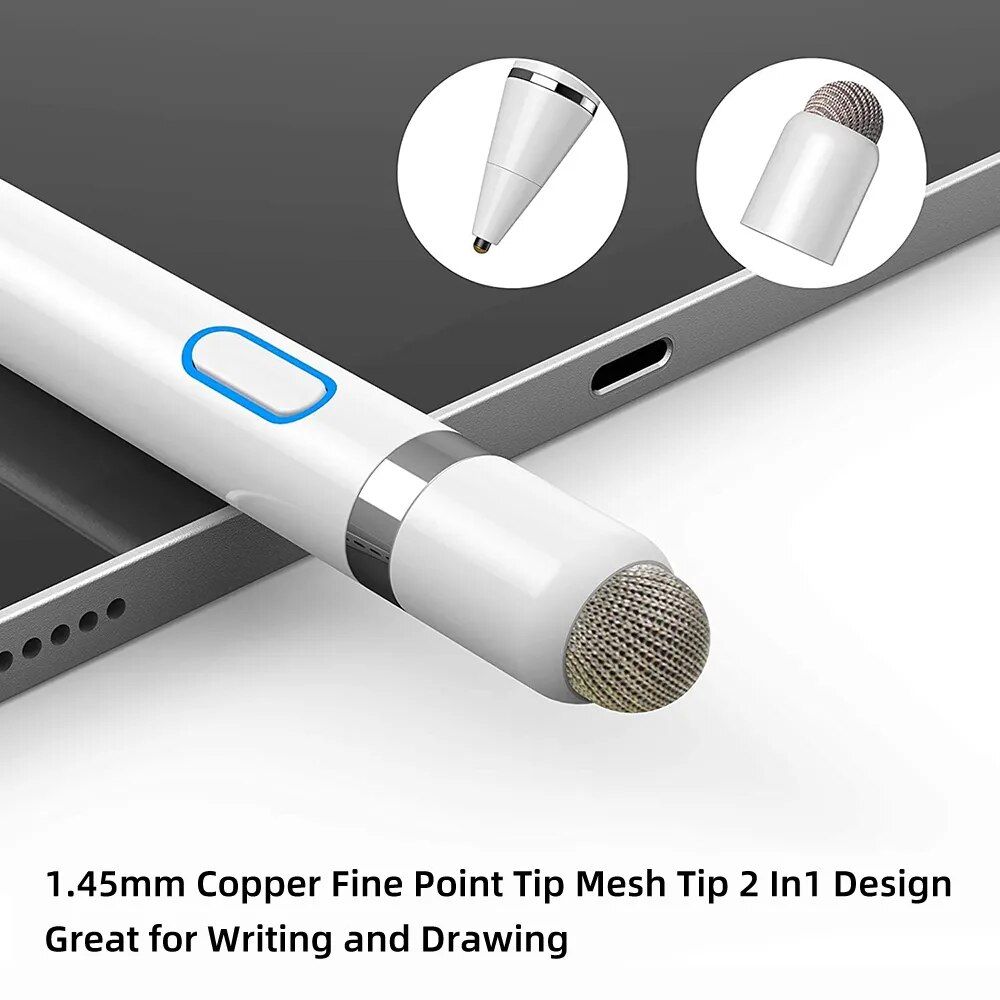 Universal Stylus Pen for Tablets & Mobiles: Fine Tip, Fast Charging & High Sensitivity 