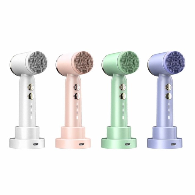 6-in-1 Ultrasonic Facial Cleanser: Electric Auto-Rotating & Waterproof Brush for Deep Pore Cleaning - Image 7