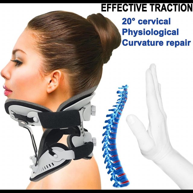 Adjustable Orthopedic Cervical Collar - Neck Support & Pain Relief Brace - Image 3