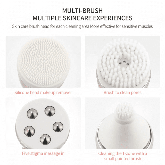 4-IN-1 Electric Facial Massage & Deep Pore Cleaner - Image 3