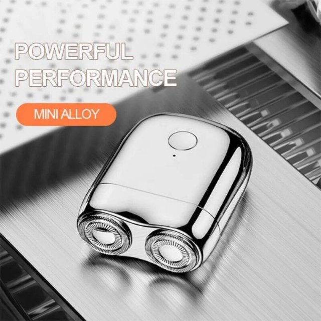 Portable Double Head Electric Shaver with IPX7 Waterproof & Fast Charging - Image 2