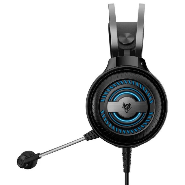 Over-the-Ear Wired E-Sports Gaming Headset with Microphone & Controls