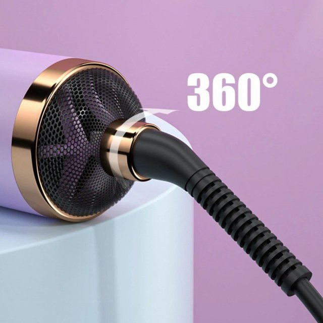 Compact 3-in-1 Anion Hair Dryer with Straightening Comb and Overheat Protection - Image 7