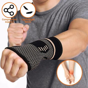 High-Performance Compression Wrist Brace for Sports & Pain Relief