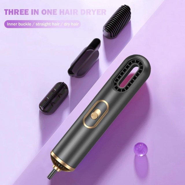 Compact 3-in-1 Anion Hair Dryer with Straightening Comb and Overheat Protection - Image 6