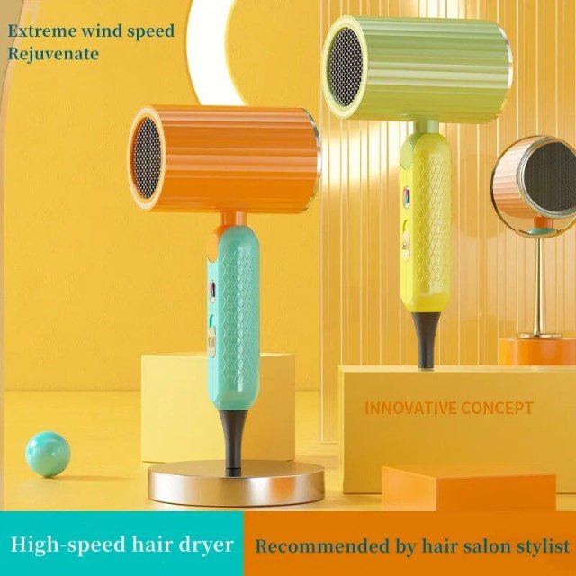 High-Power 1800W Ionic Hair Dryer with Foldable Handle - Salon-Grade, Fast Drying - Image 5