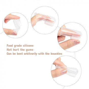 Baby Silicone Finger Toothbrush