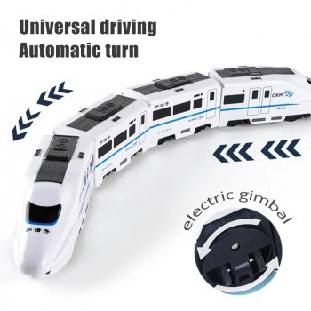 Interactive High-Speed Electric Train Toy with Sound & Light Effects