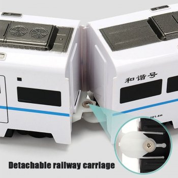 Interactive High-Speed Electric Train Toy with Sound & Light Effects