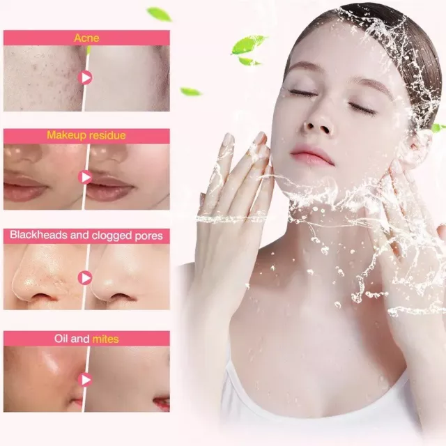 Rechargeable Silicone Facial Cleanser with V-Face Lifting & Tightening Features