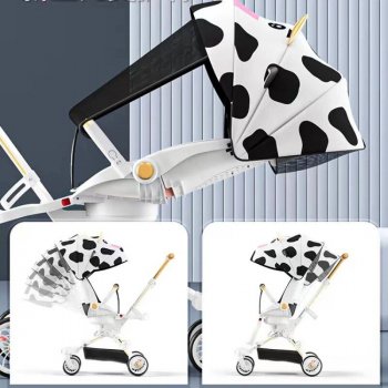 Versatile High-View Baby Stroller - Lightweight, Foldable, and Comfort-Designed for Modern Parents