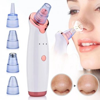 Electric Facial Vacuum Blackhead & Acne Remover with Deep Pore Cleaning Tools