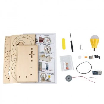 Wooden Hand Generator Kids Science Toy