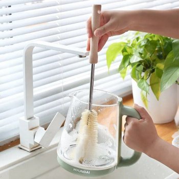 Long Handle Eco-Friendly Cleaning Brush for Bottles and Cups