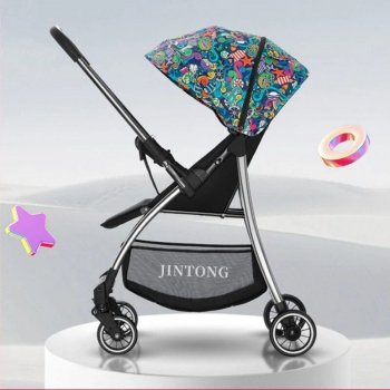 Ultra-Light, High-View Baby Stroller - Versatile, Foldable & Portable for Infants and Toddlers