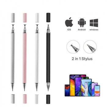 Universal 2-in-1 Stylus Pen & Ballpoint for Capacitive Touch Screens