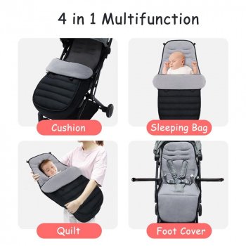 Versatile Winter Warmth Baby Sleeping Bag for Strollers