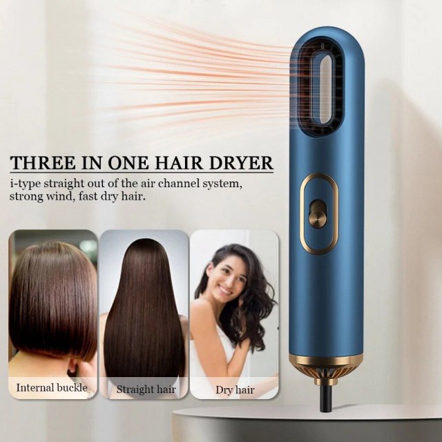 Compact 3-in-1 Anion Hair Dryer with Straightening Comb and Overheat Protection - Image 5