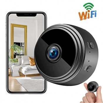 1080P HD Wifi Mini Camera - Smart Home Surveillance with 150° Wide Angle