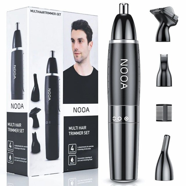 4-IN-1 Electric Nose & Ear Hair Trimmer for Men - Image 3