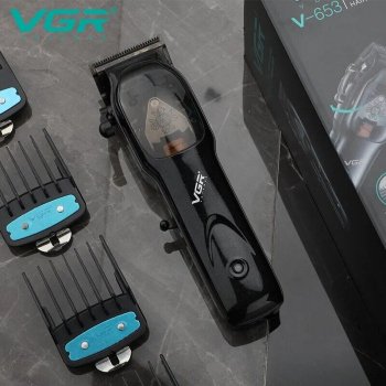 Professional Cordless Hair Clipper with DLC Coated Blades, Magnetic Motor, and USB Charging