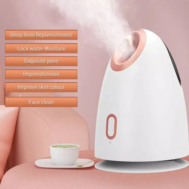 Advanced Facial Steamer & Skin Rejuvenator with Ultrasonic Scrubber