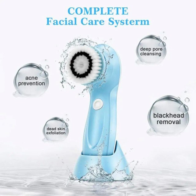 5-in-1 Electric Facial Cleansing & Massage Tool: Deep Pore Cleaning and Rejuvenation - Image 5