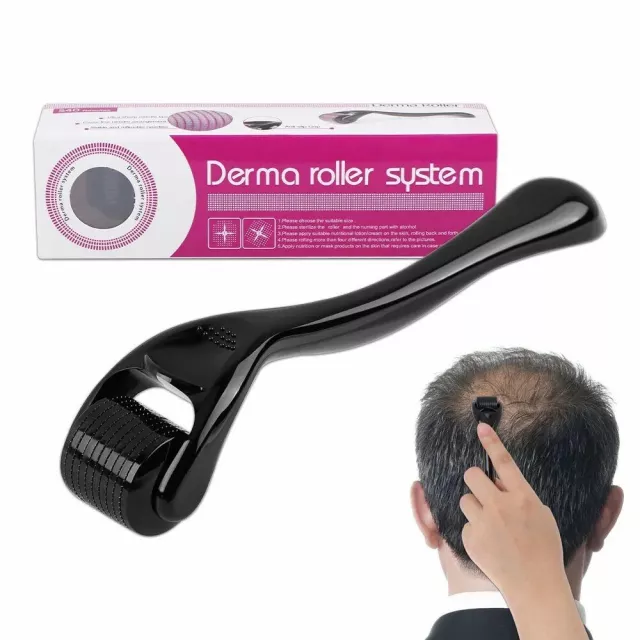 Titanium Micro Needling Derma Roller for Hair and Beard Regrowth - Image 3