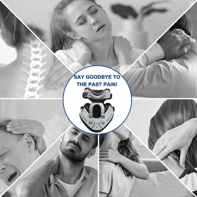 Adjustable Orthopedic Cervical Collar - Neck Support & Pain Relief Brace - Image 5