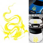 Universal Dragon Pattern Car Hood Decal - Image 6