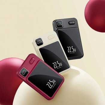 30,000mAh Magnetic Fast-Charging Power Bank with PD20W Wireless & LED Display