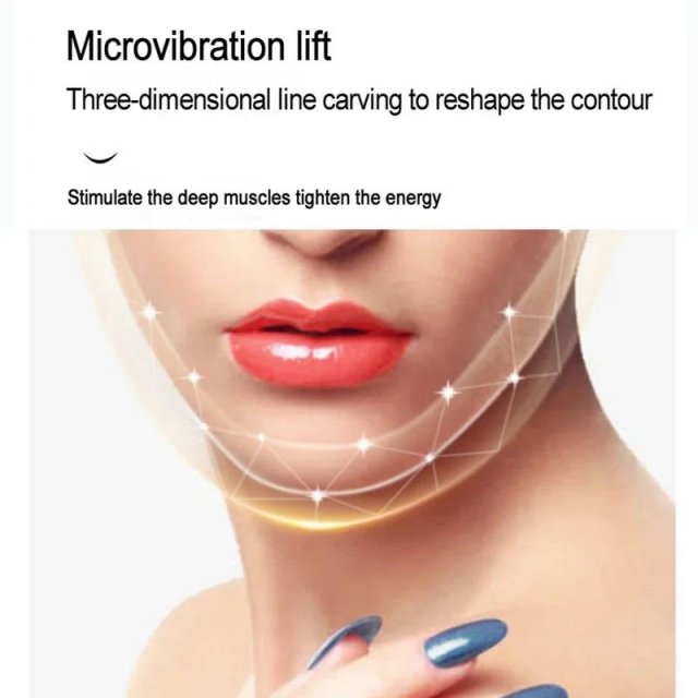 Face & Neck Lifting Vibratory Beauty Device: Anti-Wrinkle & Skin Rejuvenation Massager - Image 4