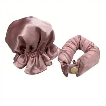 Heatless Hair Curler Set with Sleep Cover - Soft Wave DIY Styling Tools
