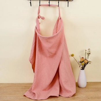 Cotton Breastfeeding Cover & Multi-use Stroller Blanket