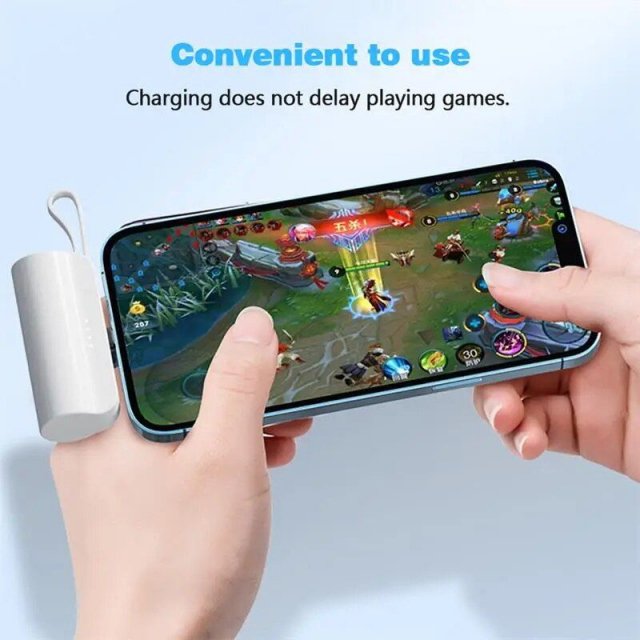 Portable 20000mAh Mini Power Bank with Magnetic Qi Wireless Charging