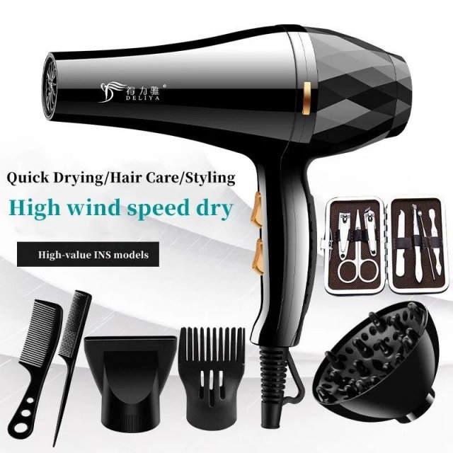 Professional 6-Piece Hair Dryer Set - High Power, Constant Temperature, Dual Wind Modes - Image 3